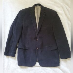 Ralph Lauren Coduroy Suit Jacket Elbow Pads Size 44R